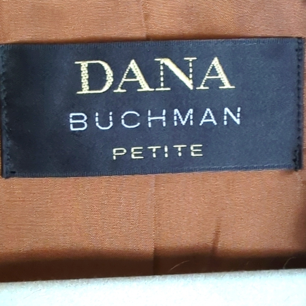 Dana Buchman Leather Jacket Size 10 Petite - Picture 3 of 10